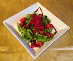 insalata con le fragole