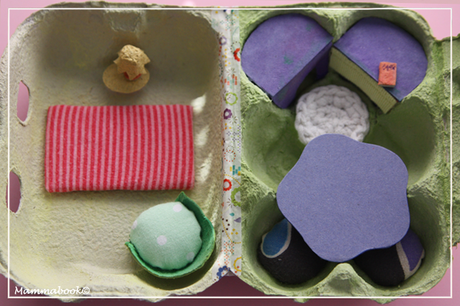 Casetta in una scatola delle uova – Dollhouse in a egg box