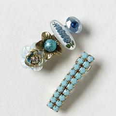 Turquoise Rochelle Clips