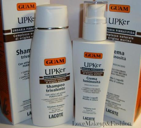 Review Guam|| Linea UPKer- Shampoo Trivalente e Crema Luminosità