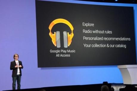 Google I/O: presentato Google Play Music All Access spodesterà Spotify?