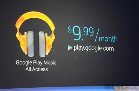 Google I/O: presentato Google Play Music All Access spodesterà Spotify?