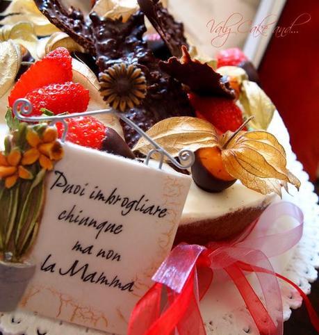 Torta fragole, bavarese al cioccolato e panna cotta gluten free Torta fragole, bavarese al cioccolato e panna cotta gluten free