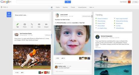 google plus update maggio 2013