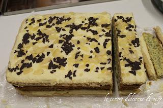 Francia mákos krémes - Torta al miele e semi di papavero con crema alla vaniglia dall'Ungheria