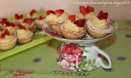 Dolcetti alla frolla e crema pasticcera