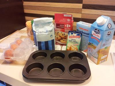 Chocolate chips muffin