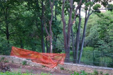 NUOVO POLLAIO SEGNALATO AL GIANICOLO, QUESTA VOLTA LUNGO LA PASSEGGIATA. SICUREZZA PARI A ZERO, E PENSARE CHE QUESTA ZONA E' FREQUENTATA DAI BAMBINI...
