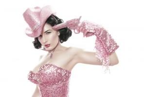 Dita Von Teese Cow Girl in 30 seconds to mars