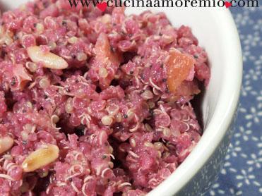 Quinoa rossa.