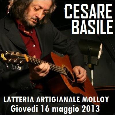 Cesare Basile alla  Latteria Artigianale Molloy  di Brescia, il 16 maggio 2013.