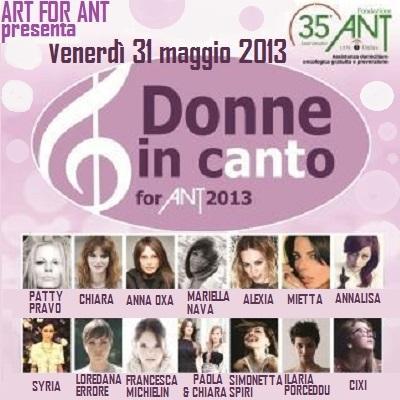 14 grandi artiste per il concerto del 31 maggio 2013 al Pala Brescia.