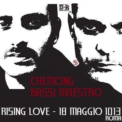 Ghemon e Bassi Maestro per il sabato rap del Rising Love, sabato 18 maggio 2013.