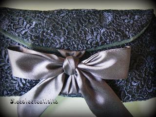 POCHETTE LUCIA IN MERLETTO BLU