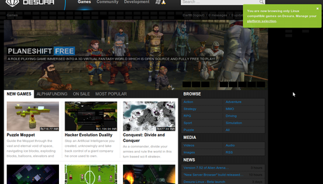 Desura Linux Games