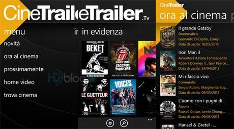 L’APP DI CINETRAILER SI AGGIORNA ALLA VERSIONE 2.0