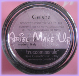 Review: Ombretto Minerale Geisha - Neve Cosmetics