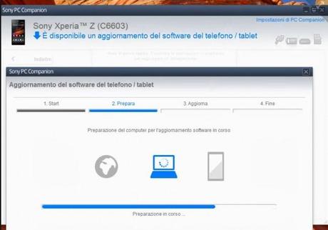 Sony Xperia Z riceve l’update ad Android 4.1.2v. 10.1.1.A.1.253