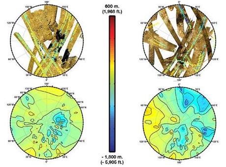 Titano - mappa topografica globale