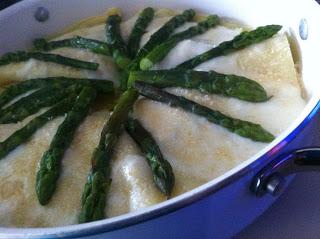 Crepes alla crema di asparagi