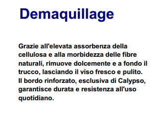 Calypso il mio rituale di bellezza