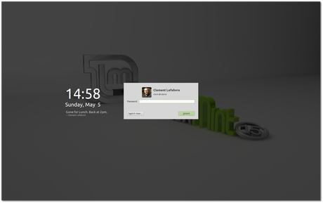 Linux Mint 15 - Screensaver