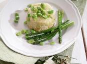 Mini flan cipollotti asparagi fave