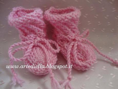 Tutorial scarpine ai ferri per neonati