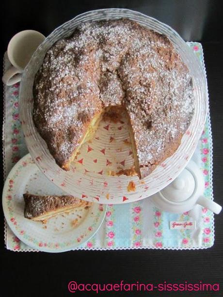 torta di mele con crumble al cocco