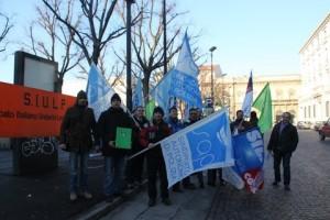 sap sindacati polizia protesta sit in