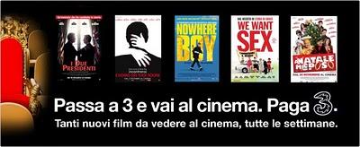 Al cinema gratis con 3