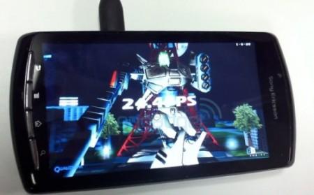 Sony Ericsson Playstation Phone (Zeus Z1) in un benchmark video