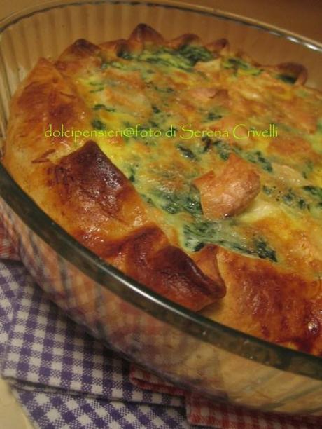 TORTA SALATA DI VERDURE E UOVA di Dolcipensieri