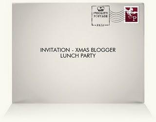 Red & Feathers: Xmas Blogger Lunch Party