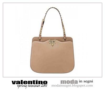 Valentino Rock Stud Single Handle Handbag Spring Summer 2011