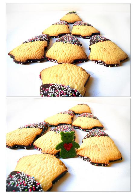 chocolate trees cookies