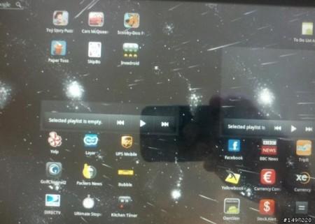 Questa la Homescreen di Android 3.0 e le caratteristiche del Tablet Motorola?