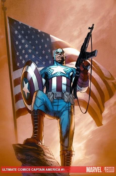 Ultimate Comics Captain America #1 cover 