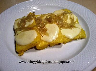 POLENTA  CONCIA CON CIPOLLE