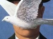 Uomo cappello colomba
