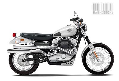 Design Corner - Harley Sportster Scrambler by Luca Bar