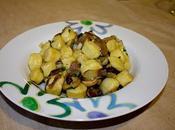 Profumo d'autunno: gnocchi patate radicchio porcini