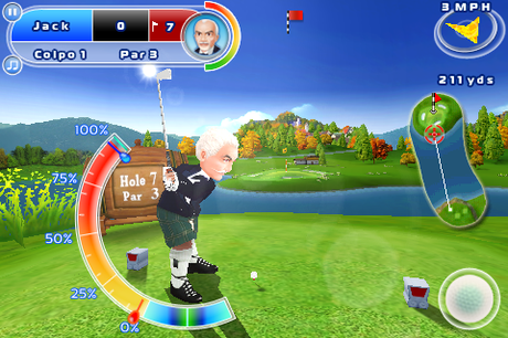 LetsGolf Iphone IT screen 1 Gameloft rilascia i nuovi giochi per Android: Brothers in Arms 2, Let’s Golf 2 e Fishing Kings