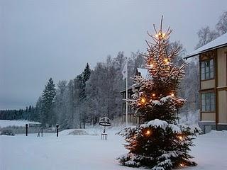 Immagini natalizie dalla Svezia