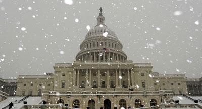 Snowing in Washington