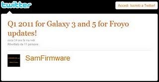 Froyo per Samsung Galaxy Mini e il Samsung Corby Smartphone