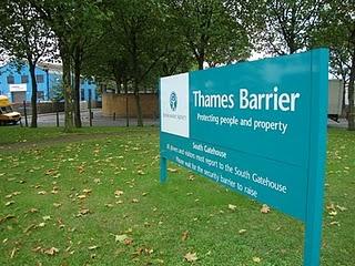 Le chiuse sul Tamigi. River Thames Barrier