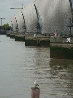 Le chiuse sul Tamigi. River Thames Barrier