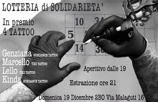 Lotteria di Solidarietà - in palio 4 Tattoo!