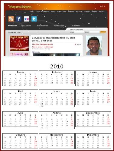 Crea il calendario 2011 gratis